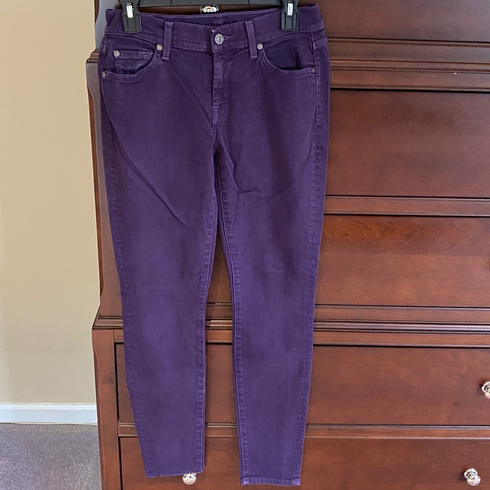 7 For All Mankind Deep Purple Jeans